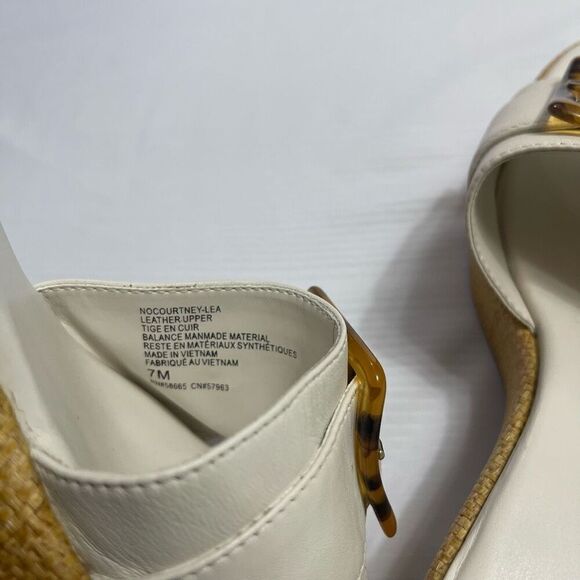 Nordstrom Courtney White Platform Heels Size 7M New - Picture 6 of 10